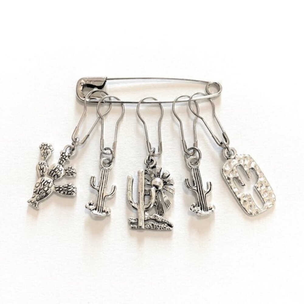 Stitch Markers Knitting Crochet Metal Cactus Set Gifts for Knitters Accessories